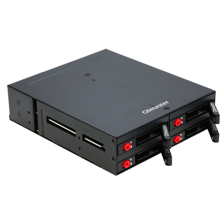 OImaster MR-6401 Four-Bay Chassis Built-In Optical Drive Hard Disk Box, MR-6401