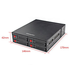 Load image into Gallery viewer, OImaster MR-6401 Four-Bay Chassis Built-In Optical Drive Hard Disk Box, MR-6401