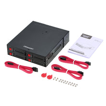 Load image into Gallery viewer, OImaster MR-6401 Four-Bay Chassis Built-In Optical Drive Hard Disk Box, MR-6401
