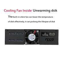 Load image into Gallery viewer, OImaster MR-6401 Four-Bay Chassis Built-In Optical Drive Hard Disk Box, MR-6401