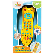 Load image into Gallery viewer, Simulated Music TV Remote Control Early Educational Toys Electric Learning Machine Baby Toy