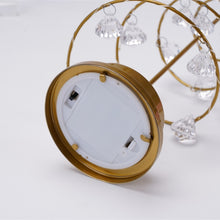 Load image into Gallery viewer, LED Wrought Iron Night Light Crystal Christmas Tree Light Room Decoration Small Table Lamp