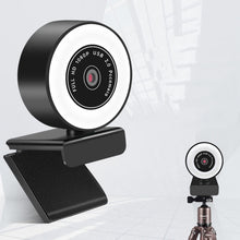 Load image into Gallery viewer, X98 USB Drive-Free HD Fill Light Camera with Microphone, 720P, 1080P, 2K Auto Focus