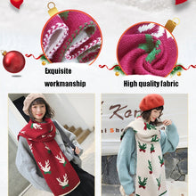 Load image into Gallery viewer, Autumn and Winter Christmas Pattern Knitted Warm All-Match Shawl Scarf, T01 Wine Red, T01 Beige, T01 Big Red, T01 Black Red, T01 Dark Green, I05 Wine Red, I05 Beige, I05 Red, I05 Dark Green, P12 Wine Red, P12 Beige, N41 Red, N41 Dark Green