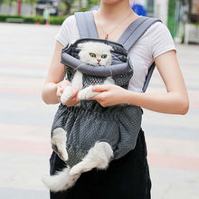 Load image into Gallery viewer, Doglemi Pet Outing Backpack Dog Shoulder Chest Bag Breathable Mesh Dog Cat Bag, M, L