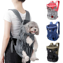 Load image into Gallery viewer, Doglemi Pet Outing Backpack Dog Shoulder Chest Bag Breathable Mesh Dog Cat Bag, M, L