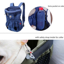 Load image into Gallery viewer, Doglemi Pet Outing Backpack Dog Shoulder Chest Bag Breathable Mesh Dog Cat Bag, M, L