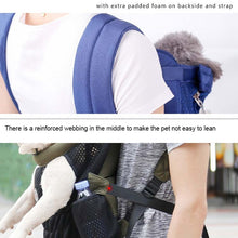 Load image into Gallery viewer, Doglemi Pet Outing Backpack Dog Shoulder Chest Bag Breathable Mesh Dog Cat Bag, M, L