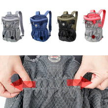 Load image into Gallery viewer, Doglemi Pet Outing Backpack Dog Shoulder Chest Bag Breathable Mesh Dog Cat Bag, M, L