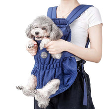Load image into Gallery viewer, Doglemi Pet Outing Backpack Dog Shoulder Chest Bag Breathable Mesh Dog Cat Bag, M, L