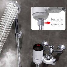Load image into Gallery viewer, Zoosen Electric Hot Water Faucet Connection Type Instant Hot Water Faucet CN Plug, Style:White + Leak Protection, White, With shower Head Connector, White + Leak Protection