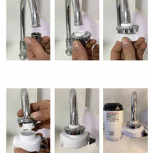 Load image into Gallery viewer, Zoosen Electric Hot Water Faucet Connection Type Instant Hot Water Faucet CN Plug, Style:White + Leak Protection, White, With shower Head Connector, White + Leak Protection