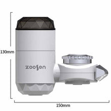 Load image into Gallery viewer, Zoosen Electric Hot Water Faucet Connection Type Instant Hot Water Faucet CN Plug, Style:White + Leak Protection, White, With shower Head Connector, White + Leak Protection