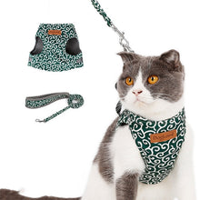Load image into Gallery viewer, DogLemi Pet Cat Traction Rope Chest Harness Vest Type Traction Suit Cat Walking Rope, XS, S