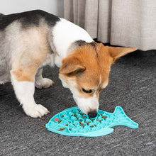 Load image into Gallery viewer, Pet Cats and Dogs Silicone Slow Food Mat Anti-choke Bowl, Fish Type, Flower Type, Claw Type