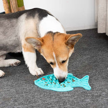 Load image into Gallery viewer, Pet Cats and Dogs Silicone Slow Food Mat Anti-choke Bowl, Fish Type, Flower Type, Claw Type