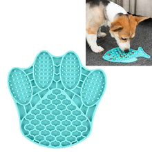 Load image into Gallery viewer, Pet Cats and Dogs Silicone Slow Food Mat Anti-choke Bowl, Fish Type, Flower Type, Claw Type