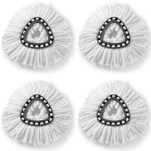 Load image into Gallery viewer, 4 PCS Rotating Triangle Cotton Yarn Mop Head Mop Replacement Cloth For O-Cedar/Vileda, Mop