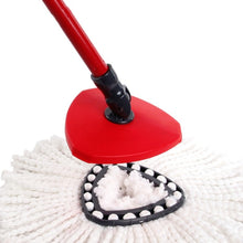 Load image into Gallery viewer, 4 PCS Rotating Triangle Cotton Yarn Mop Head Mop Replacement Cloth For O-Cedar/Vileda, Mop