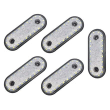 Load image into Gallery viewer, 5 PCS MK-095 12/24V 20 LEDs Universal Truck Side Lights Truck Trailer Tail Lights, MK-095, MK-095 Yellow