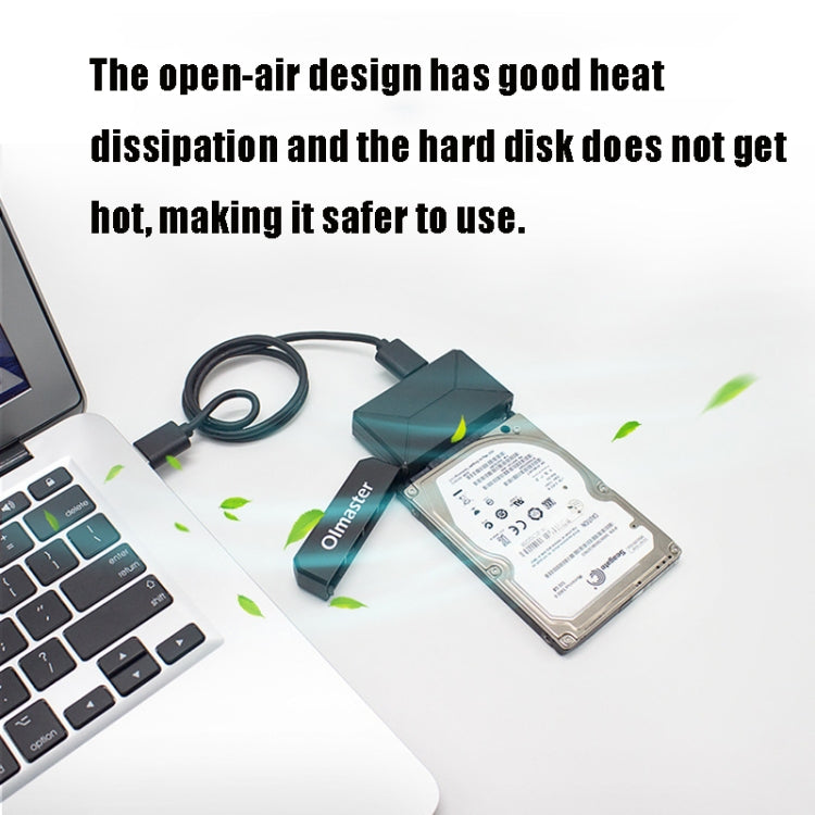 Olmaster External Notebook Hard Drive Adapter Cable Easy Drive Cable USB3.0 to SATA Converter, Hard Disk Dedicated 2.5 Inch, Hard Disk + Type-C Adapter 2.5 Inch, Hard Disk Dedicated 3.5 Inch (US Plug), Hard Disk + Type-C Adapter 3.5 Inch (US Plug)