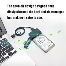Load image into Gallery viewer, Olmaster External Notebook Hard Drive Adapter Cable Easy Drive Cable USB3.0 to SATA Converter, Hard Disk Dedicated 2.5 Inch, Hard Disk + Type-C Adapter 2.5 Inch, Hard Disk Dedicated 3.5 Inch (US Plug), Hard Disk + Type-C Adapter 3.5 Inch (US Plug)