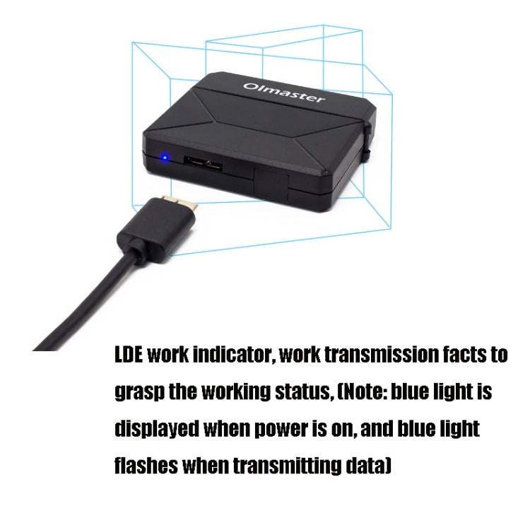 Olmaster External Notebook Hard Drive Adapter Cable Easy Drive Cable USB3.0 to SATA Converter, Hard Disk Dedicated 2.5 Inch, Hard Disk + Type-C Adapter 2.5 Inch, Hard Disk Dedicated 3.5 Inch (US Plug), Hard Disk + Type-C Adapter 3.5 Inch (US Plug)