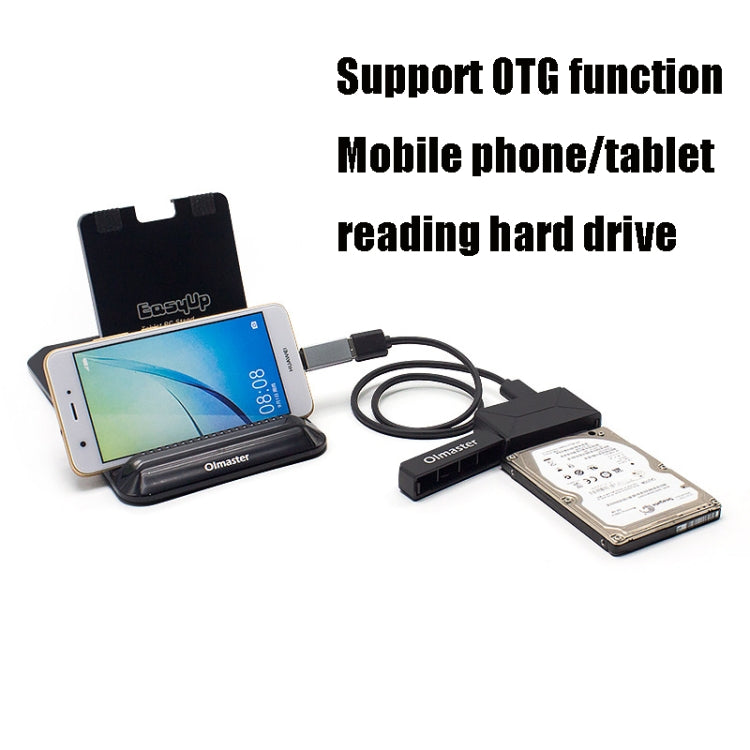 Olmaster External Notebook Hard Drive Adapter Cable Easy Drive Cable USB3.0 to SATA Converter, Hard Disk Dedicated 2.5 Inch, Hard Disk + Type-C Adapter 2.5 Inch, Hard Disk Dedicated 3.5 Inch (US Plug), Hard Disk + Type-C Adapter 3.5 Inch (US Plug)