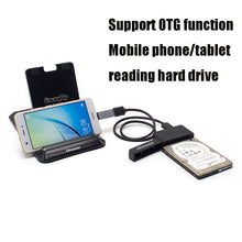 Load image into Gallery viewer, Olmaster External Notebook Hard Drive Adapter Cable Easy Drive Cable USB3.0 to SATA Converter, Hard Disk Dedicated 2.5 Inch, Hard Disk + Type-C Adapter 2.5 Inch, Hard Disk Dedicated 3.5 Inch (US Plug), Hard Disk + Type-C Adapter 3.5 Inch (US Plug)