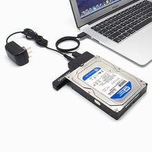 Load image into Gallery viewer, Olmaster External Notebook Hard Drive Adapter Cable Easy Drive Cable USB3.0 to SATA Converter, Hard Disk Dedicated 2.5 Inch, Hard Disk + Type-C Adapter 2.5 Inch, Hard Disk Dedicated 3.5 Inch (US Plug), Hard Disk + Type-C Adapter 3.5 Inch (US Plug)