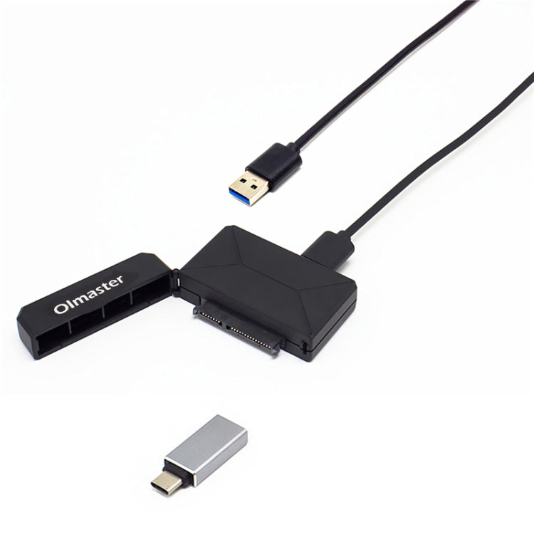 Olmaster External Notebook Hard Drive Adapter Cable Easy Drive Cable USB3.0 to SATA Converter, Hard Disk Dedicated 2.5 Inch, Hard Disk + Type-C Adapter 2.5 Inch, Hard Disk Dedicated 3.5 Inch (US Plug), Hard Disk + Type-C Adapter 3.5 Inch (US Plug)