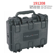 Load image into Gallery viewer, TSUNAMI Multifunctional Instrument Box Safety Protection Box Waterproof Plastic Hardware Tool Box, 19x12x8cm, 22x16x9cm, 27x20x12cm