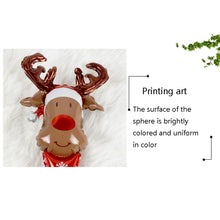 Load image into Gallery viewer, 20 PCS 24 Inch Christmas Inflatable Stick Cane Candy Elk Head Handheld Balloon Aluminum Film Material Decoration Balloon, Crutch, Deer Head