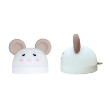 Load image into Gallery viewer, Cute Mouse Silicon Night Light with Electronic Alarm Clock Function Bedside Sleeping Desk Lamp Learning Clock
