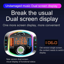 Load image into Gallery viewer, BC63 Colorful Car Card MP3 Player Multifunctional Bluetooth Receiver U Disk Charger Car Cigarette Lighter, BC63