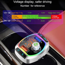 Load image into Gallery viewer, BC63 Colorful Car Card MP3 Player Multifunctional Bluetooth Receiver U Disk Charger Car Cigarette Lighter, BC63
