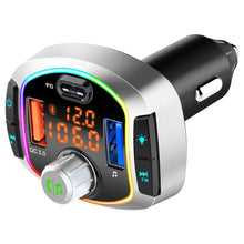 Load image into Gallery viewer, BC63 Colorful Car Card MP3 Player Multifunctional Bluetooth Receiver U Disk Charger Car Cigarette Lighter, BC63