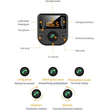 Load image into Gallery viewer, BT36B Car Bluetooth MP3 Music Player Car FM Transmitter Phone Hands-Free, BT36B