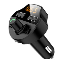 Load image into Gallery viewer, T66 Car Bluetooth Car Charger Cigarette Lighter MP3 Player Hands-Free Car FM Transmitter, T66