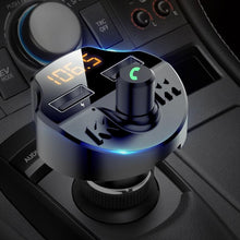 Load image into Gallery viewer, T66 Car Bluetooth Car Charger Cigarette Lighter MP3 Player Hands-Free Car FM Transmitter, T66