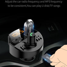 Load image into Gallery viewer, T66 Car Bluetooth Car Charger Cigarette Lighter MP3 Player Hands-Free Car FM Transmitter, T66