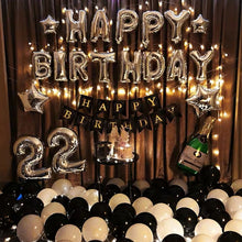 Load image into Gallery viewer, Birthday Party Layout Letter Aluminum Film Balloon Decoration Set, Style One, Style Two, Style Three