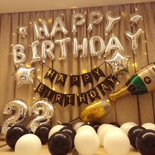 Load image into Gallery viewer, Birthday Party Layout Letter Aluminum Film Balloon Decoration Set, Style One, Style Two, Style Three