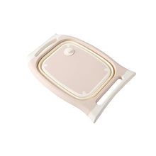 Load image into Gallery viewer, Multifunctional Cutting Board Kitchen Foldable Vegetable Washing Basin, Pink, Blue