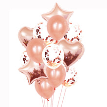 Load image into Gallery viewer, 1 Set 18 Inch Aluminum Pearl Sequins Balloon Set Party Decoration Holiday Decoration