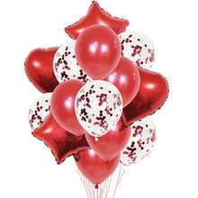Load image into Gallery viewer, 1 Set 18 Inch Aluminum Pearl Sequins Balloon Set Party Decoration Holiday Decoration
