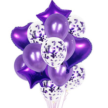 Load image into Gallery viewer, 1 Set 18 Inch Aluminum Pearl Sequins Balloon Set Party Decoration Holiday Decoration