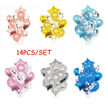 Load image into Gallery viewer, 1 Set 18 Inch Aluminum Pearl Sequins Balloon Set Party Decoration Holiday Decoration