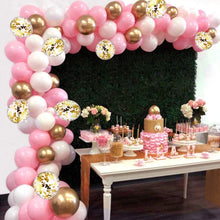 Load image into Gallery viewer, Macron Pink Balloon Decoration Set Proposal Birthday Party Decoration Event Layout, Macron Pink Balloon Decoration