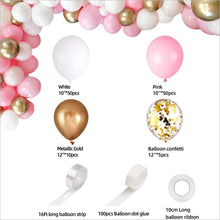 Load image into Gallery viewer, Macron Pink Balloon Decoration Set Proposal Birthday Party Decoration Event Layout, Macron Pink Balloon Decoration